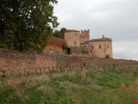 Strada panoramica dietro il castello.